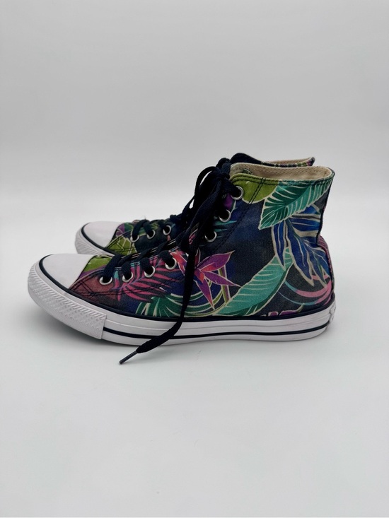 Converse Shoes - Converse Chuck Taylor High Top Tropical Floral Palm Sneakers Mens 8 Womens 10
